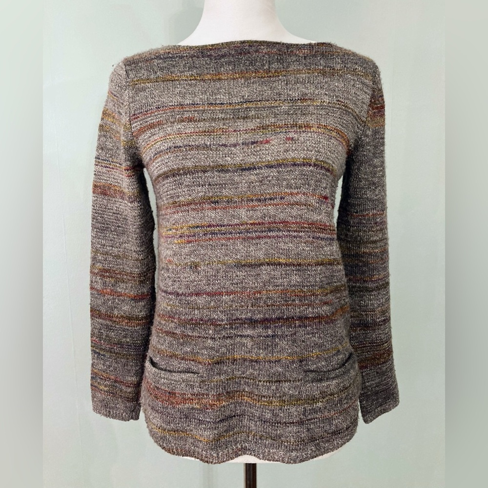 LEO & NICOLE Bateau Neck Sweater